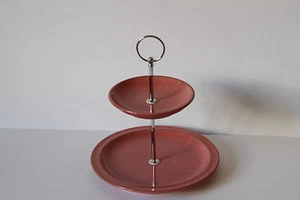 zauberhafte zweistöckige Etagere Teller Friesland Ammerland Rosa 041643 - Bild 1 von 1