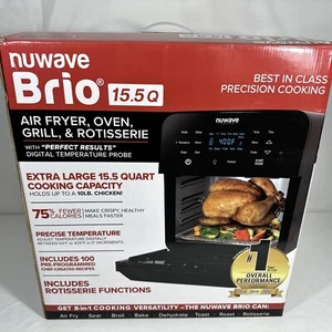 NuWave Brio 15.5-Quart Large Capacity Air Fryer, Oven, Grill NEW Model 38040 - Picture 1 of 9