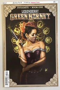 LEGENDERRY GREEN HORNET #1 Libro One Dynamite 2015 Cubierta B Variante Bombshell - Imagen 1 de 12
