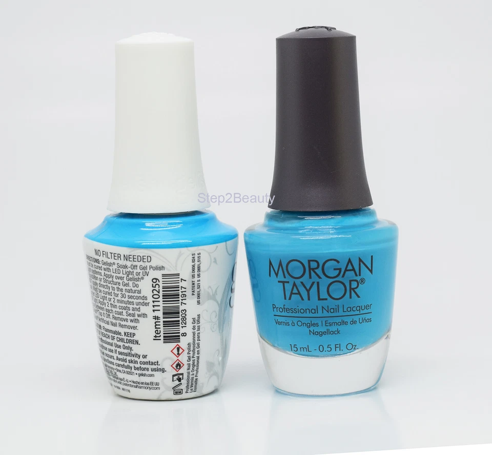 Esmalte en gel Gelish DUO + Laca Morgan Taylor - #259 No se necesita filtro Foto 1 de 1