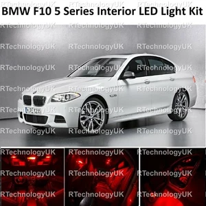 RED PREMIUM BMW F10 5 Series FULL LED Light UPGRADE XENON Interior KIT - Picture 1 of 1