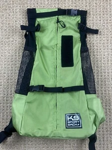 K9 Sport Air 2 Rucksack Hundetrage groß grün & schwarz - Bild 1 von 6