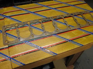 1935-47 Packard Steel 120 Head Gasket. - Picture 1 of 2
