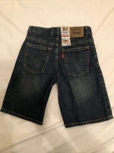 Boys Levi's 549 Size 6 Regular Relaxed Denim Shorts NWT Good Condition - Picture 1 of 8
