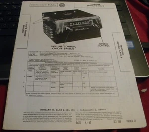 RECEPTOR COCHE TRUETONE AM MODELOS: D-4118, D-4228B (SAMS PHOTOFACT 200-12) - Imagen 1 de 1