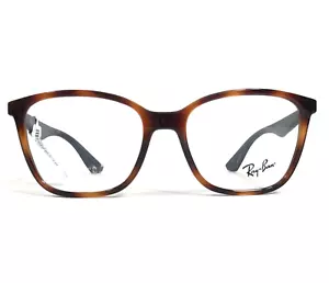 Ray-Ban Eyeglasses Frames RB7066 5585 Blue Brown Tortoise Square 52-17-140 - Picture 1 of 12