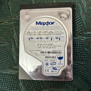 Maxtor 541DX 20GB 5400RPM Hard Drive 2B020H1 Untested As Is - Picture 1 of 3