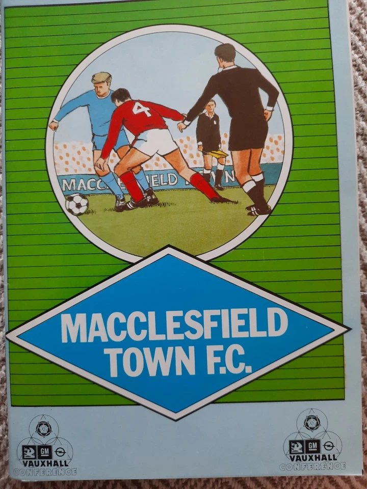 FOOTBALL PROGRAMME - MACCLESFIELD TOWN v CARLISLE UNITED ( FA CUP 1ST RND 1987 ) - Image 1 of 1