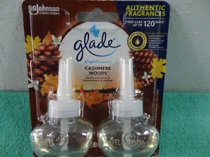 NUOVI plug-in glade legno di cashmere 2 ricariche 1,34 fl.oz. Totale - Foto 1 di 9