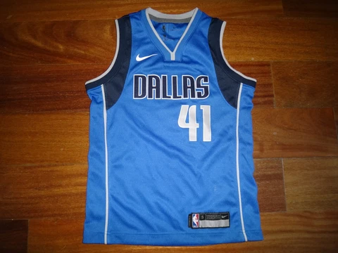 Irregular Youth S (8) Dirk Nowitzki Nike Dallas Mavericks Royal Swingman Jersey Cover