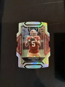 Select Trey Lance Club Level Silver Prizm 2021 troquelado novato RC #245 - Imagen 1 de 2