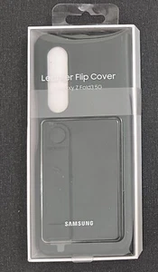 Nueva Original Samsung Cuero Abatible Cubierta Para Galaxy Z Fold3 con Soporte - Verde - Imagen 1 de 2