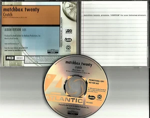 Rob Thomas MATCHBOX TWENTY Crutch USA RARE PROMO Radio DJ CD single 20 - Picture 1 of 1