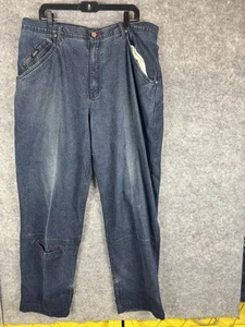 Vintage Karl Kani Jeans Mens 38 Industrial Denim 90s Streetwear Baggy Wide Leg - Picture 1 of 18