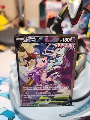 Mew V (Alternate Full Art) 251/264 Swsh08: Fusion Strike Holo white dot error - Image 1 of 4