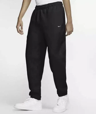 NWT Nike Men's Solo Swoosh Lab NRG Fleece Pants Black Size XL-TALL CW5460-010 - Image 1 of 2