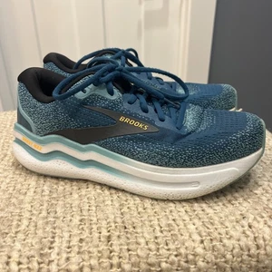 Brooks Ghost Max 2 Ancho Medio Azul Marroquí Aqua Naranja Hombres Correr Talla 9 - Imagen 1 de 13