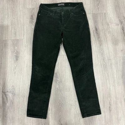 Pantalones ajustados de pana Lucky Brand Lolita para mujer 4/27 verde oscuro 27x27 Foto 1 de 4