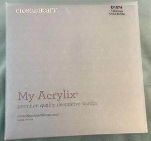 Close To My Heart ~My Acrlix Stempelset~D1574 Take Note~gebraucht~ - Bild 1 von 3
