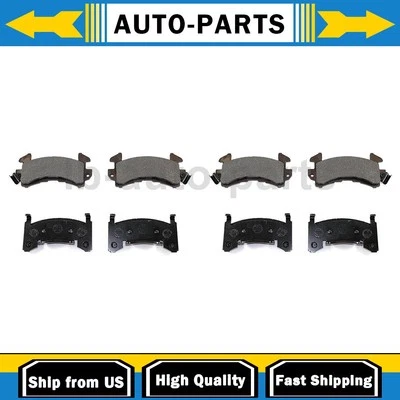 Conjunto de pastilhas de freio a disco dianteiro traseiro DuraGo para Chevrolet Camaro 1982-1988 2X - Imagem 1 de 4