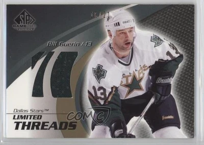 2003-04 SP Game Used Edition Limited Threads Gold /21 Bill Guerin #LT-BG - Image 1 of 2
