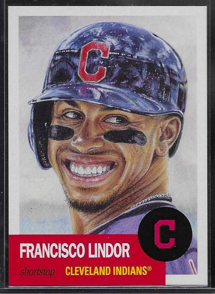 2018 TOPPS LIVING SET # 61 FRANCISCO LINDOR Cleveland Indians 6,714 Printed a - Image 1 of 1