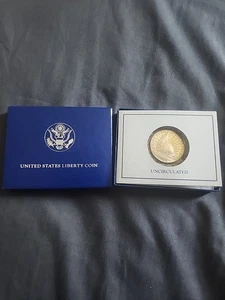 1986 D STATUE of LIBERTY Half Dollar Commemorative GEM PROOF Coin NR AUCTION - Picture 1 of 5