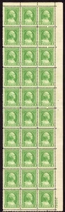 Scott #705 George Washington Plate Block Of 30 Stamps - MNH P#20561 LR - Picture 1 of 2