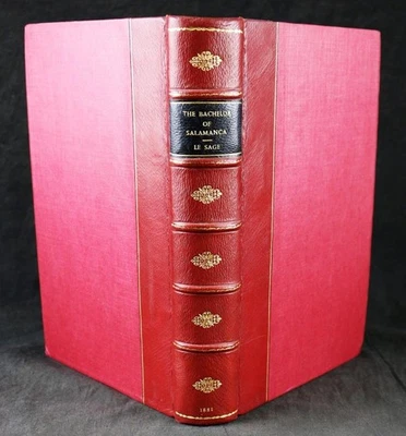 1881 LE SAGE, THE BACHELOR OF SALAMANCA, ORIGINAL ETCHINGS,NO 98 LTD Ed, BINDING - Image 1 of 4