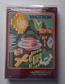 Intellivision - Vectron - Still Sealed Complete in Box w/ clear collector case