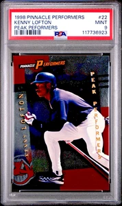 1998 PINNACLE PEAK PERFORMERS FOIL #22 KENNNY LOFTON PSA 9 MINT POP 1 NO 10's - Picture 1 of 2