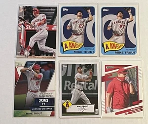 Topps Mike Trout Insert Lot x6 verschiedene Los Angeles Angels - Bild 1 von 2