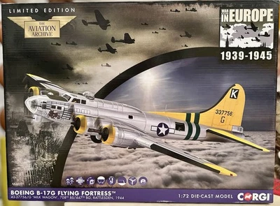 Modelo fundido a presión Corgi AA33321 B-17G Flying Fortress “Milk Wagon” 1:72 con tarjeta Foto 1 de 4