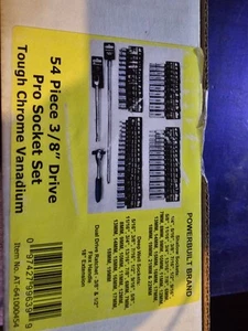 Socket Sets More Than 50 Pieces Powerbuilt Brand  - Picture 1 of 7
