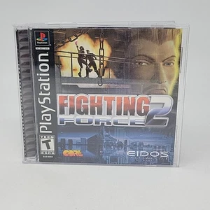 Fighting Force 2 (Sony PlayStation 1, 1999) komplett mit Handbuch und Registrierung. - Bild 1 von 11
