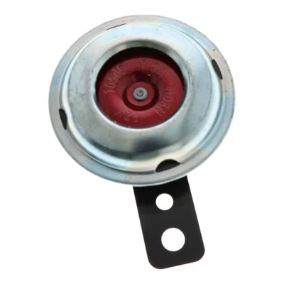 Hupe 12V für Motorrad Quad ATV Roller Moped Mofa bike signal 71 mm chrom/rot - Bild 1 von 4