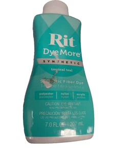 Rit Fabric Dye Tropical Teal Bottle Bottle Damaged Minimum Of 200ml Of Dye - Picture 1 of 1