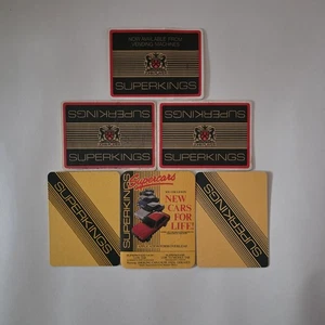 Cigarrillos John Player Superkings x 6 alfombrillas de cerveza vintage - Imagen 1 de 2