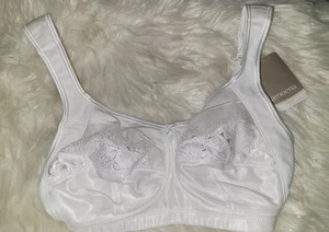 Amoena Post Surgery Mastectomy Bra Isadora Non-wired Soft Bra - White 32 DD Nwt - Picture 1 of 3