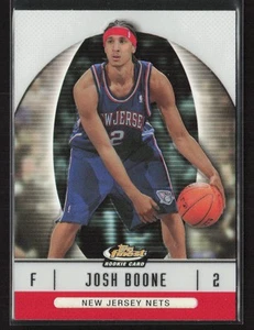 Josh Boone 2006-07 Finest #66 refractores negros redes de Nueva Jersey - Imagen 1 de 2