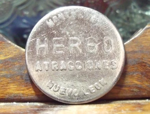 MONTERY MEXICO -  NUVEO LEON  HERGO  ATRACCONES  TOKEN - Picture 1 of 2