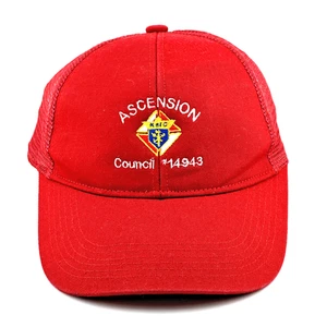 Adult ASCENSION COUNCIL #14943 CAP Red - Bastrop Texas - OSFM - Adjustable - Picture 1 of 6