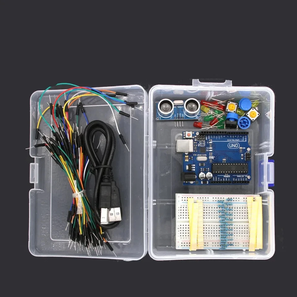 Mini KIT Arduino Básico Mini UNO Atmega328 compatible 100% + CAJA - Imagen 1 de 1