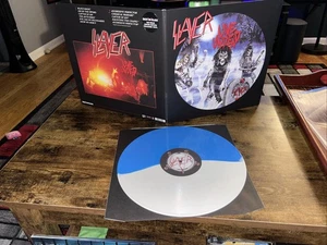 Slayer -Live Undead/Haunting the Chapel [Ltd Ed.]blue & White Vinyl,2009 RE - Picture 1 of 10