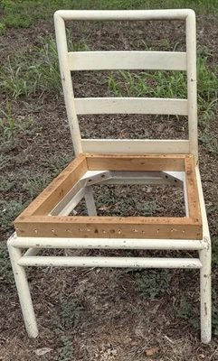 T.H. Silla de comedor con respaldo de escalera Robsjohn-Gibbings Widdicomb modelo 4209 (B) Foto 1 de 4