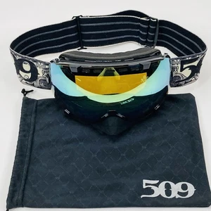 509 Fliegerbrille Dollarschein gebändert 509-AVIGOG-13-DL verspiegelt gelb mit Scheide - Bild 1 von 14
