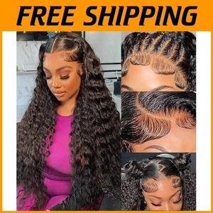 Atemberaubende 5x5 Deep Wave Lace Perücke - natürlicher Look Echthaar, einfach zu tragen - Bild 1 von 9