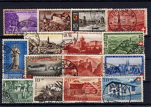 Lot Schweiz o- Pro Patria  1938 - 1946 ( 12540-o1 ) - Bild 1 von 1