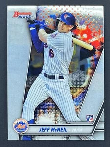 JEFF MCNEIL RC 2019 Bowman's Best #36 New York Mets - Foto 1 di 2
