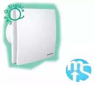 Vectaire Elegance EL1003 4" 100mm geräuscharmer Dauer-Abluftventilator IPX4 - Bild 1 von 2